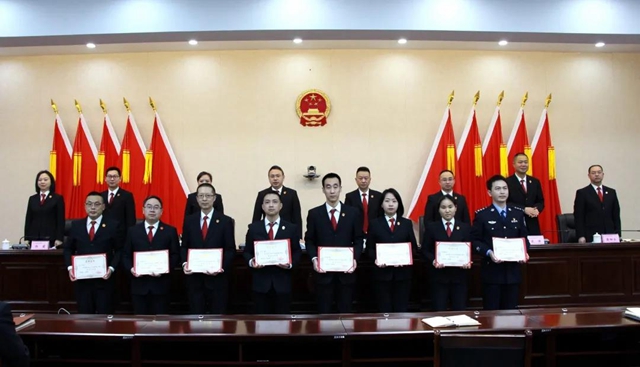 江阳法院召开2021年度总结表彰大会(图7)