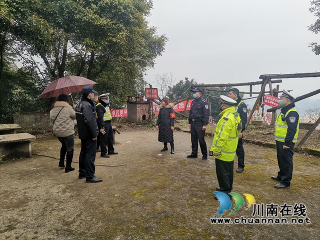 泸县云龙镇：倡导春节文明祭祀，筑牢森林防火灭墙
