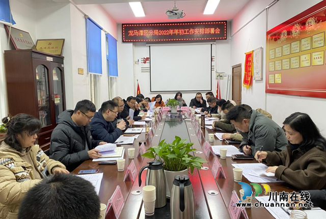 龙马潭区自然资源和规划分局召开年初工作安排部署会
