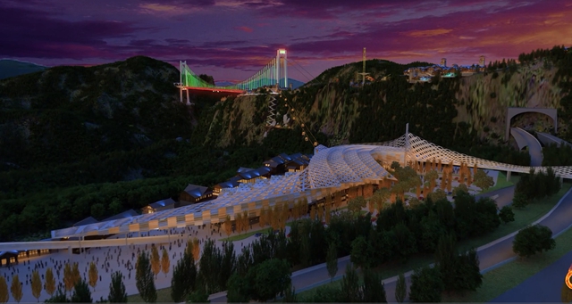悬空长廊、蹦极跳台……连接川黔，古蔺这座桥上将建一处4A景区(图8)