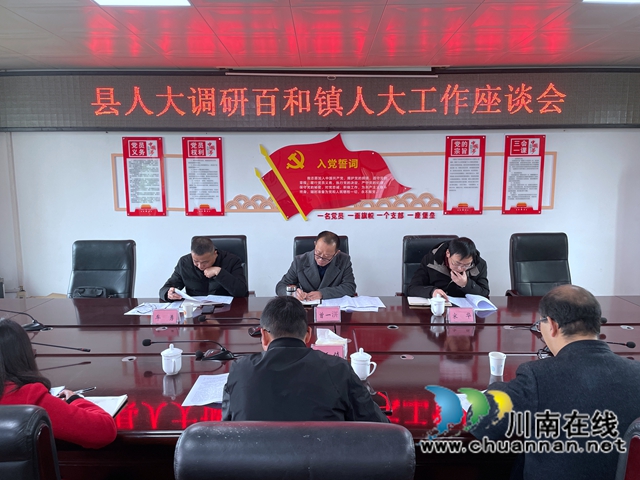 曾一洴到泸县百和镇调研基层人大工作
