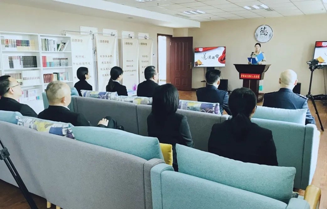 江阳法院第一党支部开展“我为群众办实事”主题道德讲堂活动