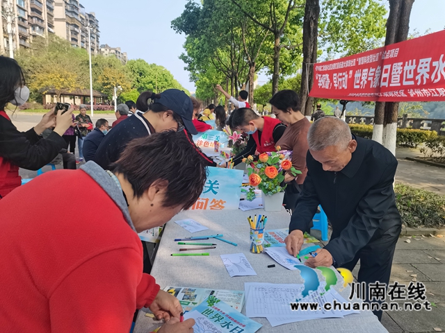龙马潭区大驿坝社区开展“早预警，早行动”世界气象日暨世界水日、中国水周宣传活动(图3)