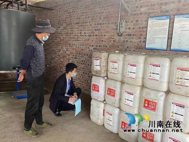 泸县云龙镇开展醇基燃料专项检查