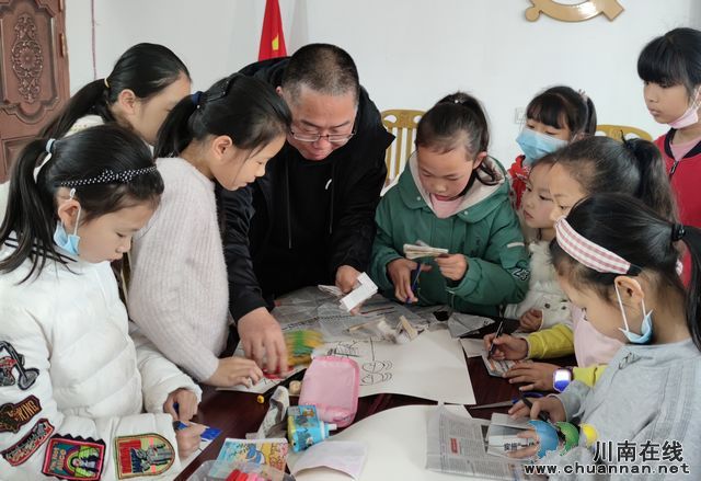 泸县海潮镇小白村青少年宫开课啦！(图2)