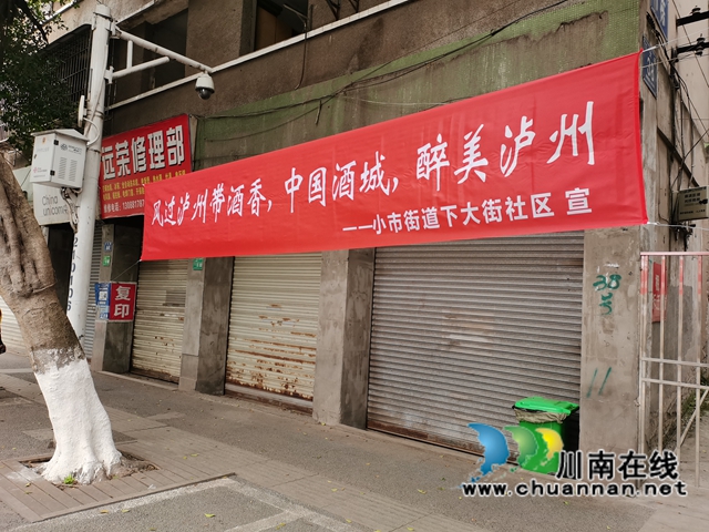 龙马潭区小市街道下大街社区扎实开展“泸州白酒历史文化遗产宣传月”活动(图2)