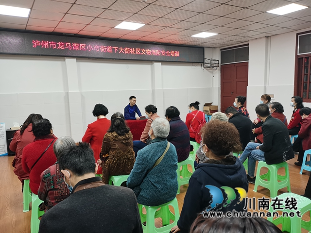 龙马潭区小市街道下大街社区：开展文物消防安全培训，做好文物消防安全工作(图2)