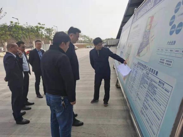 泸州市口岸物流办党组书记、主任李智带队调研现代物流发展重点项目建设(图2)
