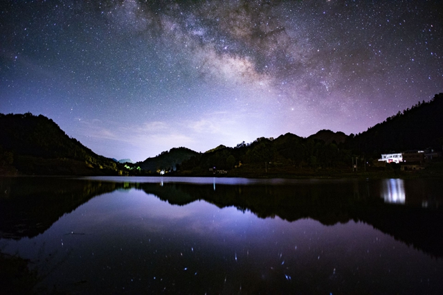 美爆！古蔺春日星空繁星灿烂 银河高悬 浪漫至极(图5)