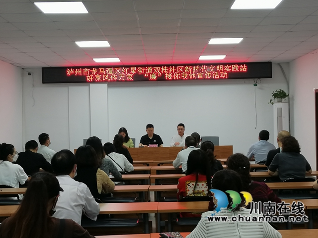 龙马潭区红星街道双桂社区：清风吹进千万家，廉洁伴随你我他！(图3)