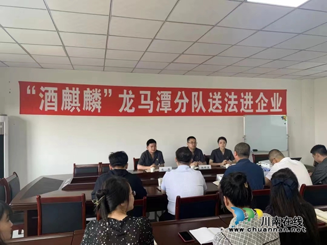 龙马潭区法院：送法进企业，护航促发展