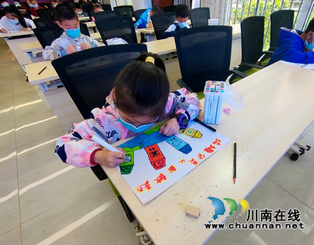 龙马潭区鱼塘街道望山坪社区开展儿童绘画比赛