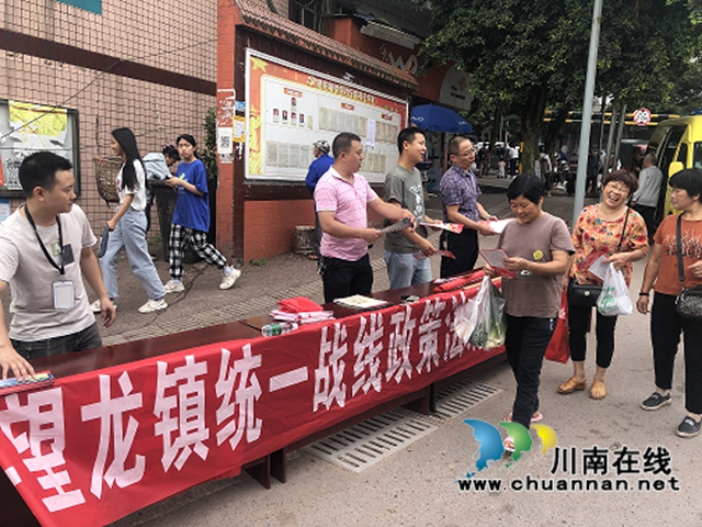 合江县望龙镇开展统一战线领域政策法规集中宣传活动