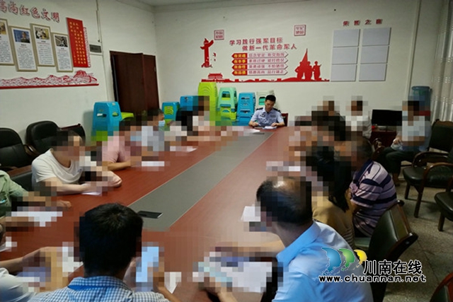 合江县九支司法所开展禁毒和《反有组织法》宣传教育学习活动