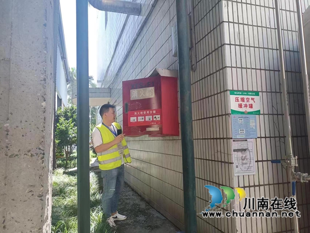 龙马潭区鱼塘街道迅速开展高温天气安全生产隐患排查工作