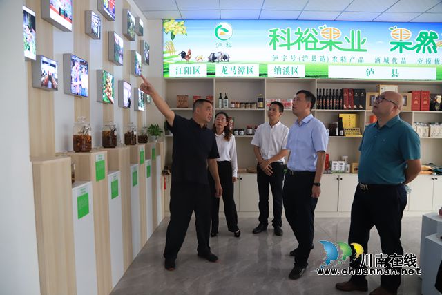 全国工商联第三联系调研组到泸县云龙镇开展走访调研工作