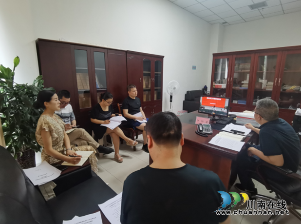 江阳区残联全面组织收看省残联业务工作视频会