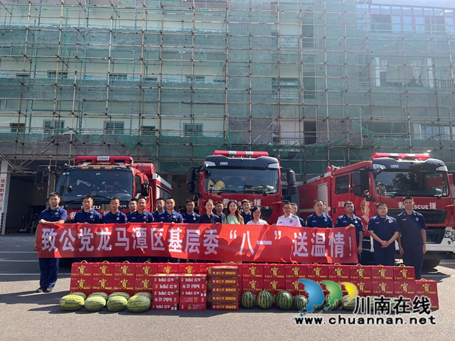 致公党龙马潭区基层委：“八一”慰问送清凉，致公情谊暖人心