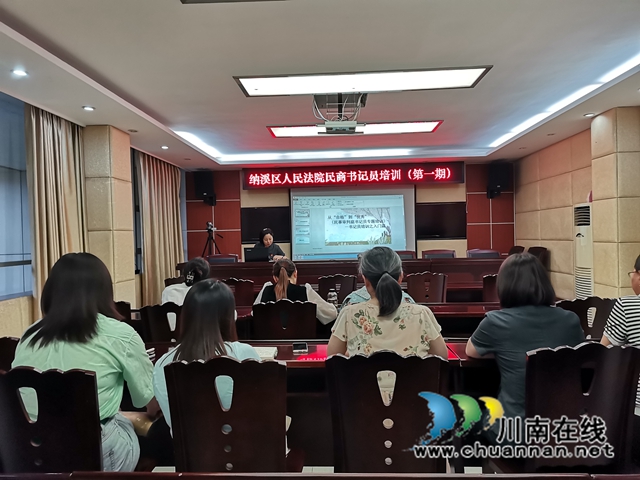 固本强基，纳溪区法院民商事审判书记员系列专题培训拉开序幕