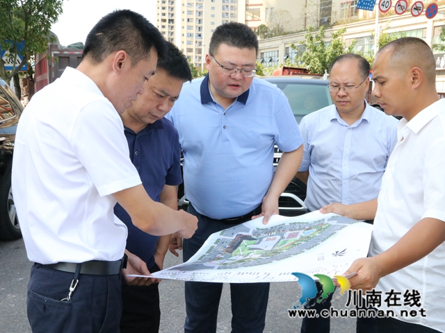 泸州市残联调研泸州市北部残疾人康复中心项目建设工作