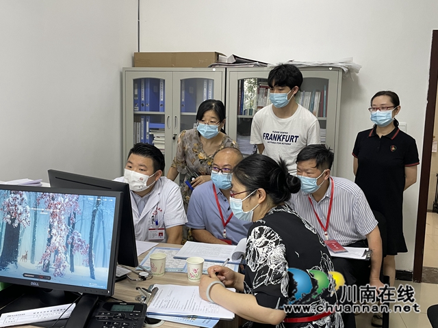 泸州市健康体检医疗质量控制中心到合江县中医医院指导健康体检质控工作