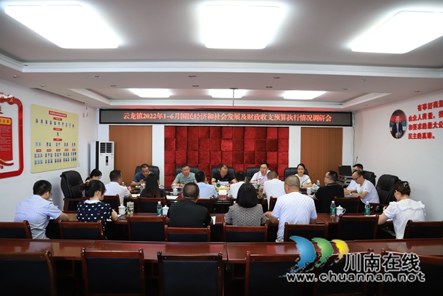 泸县人大常委会到云龙镇开展2022年1-6月国民经济和社会发展及财政收支预算执行情况调研