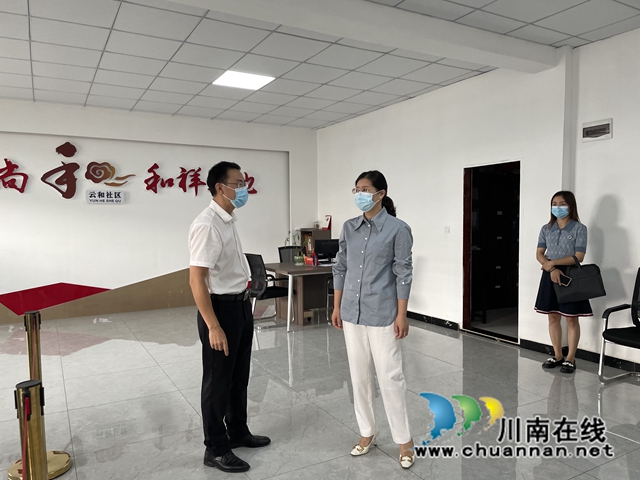 冯怀玉到泸县云龙镇督导疫情防控工作