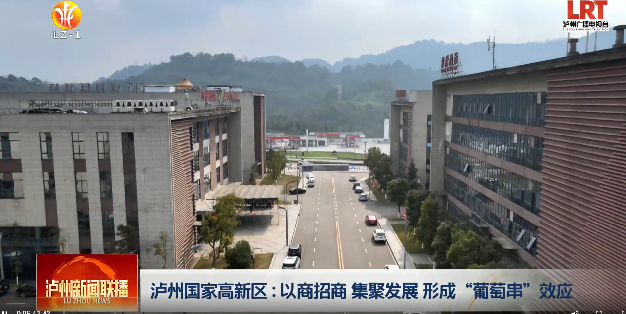 泸州国家高新区：以商招商 集聚发展 形成“葡萄串”效应