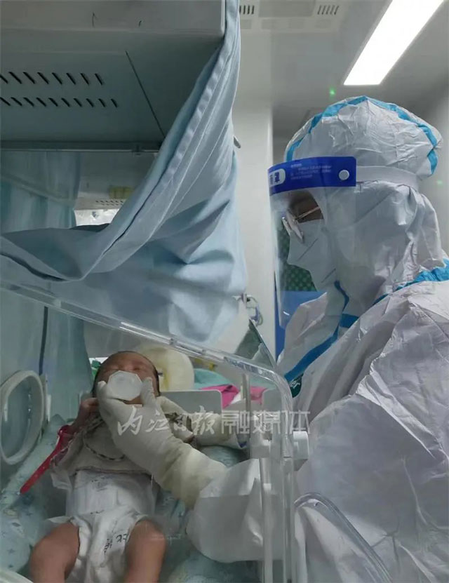 健康可爱！内江首例新冠感染孕妇诞下的宝宝出院啦——