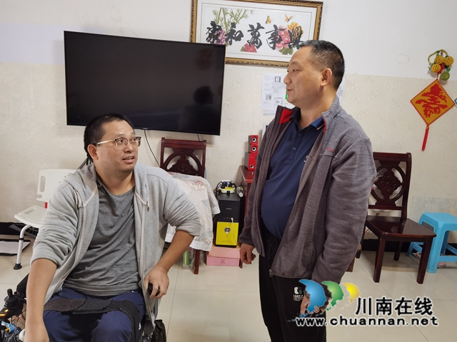 龙马潭区小市街道：用心传递温暖，走访特困老人