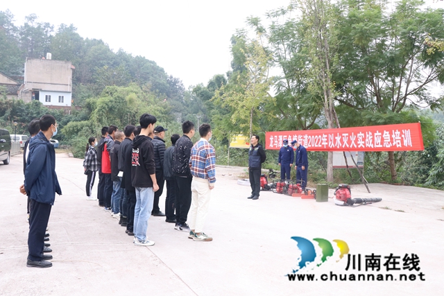 龙马潭区鱼塘街道：消防“宣传+培训”，防患于未“燃”
