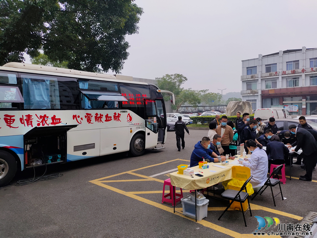 江阳区华阳街道组织开展无偿献血活动
