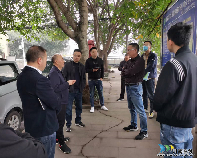泸州市国土资源执法监察支队检查督导龙马潭区卫片图斑整改工作