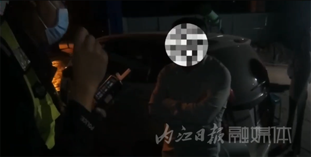男子酒后驾车堵工地，究竟想干啥？内江交警：依法处理