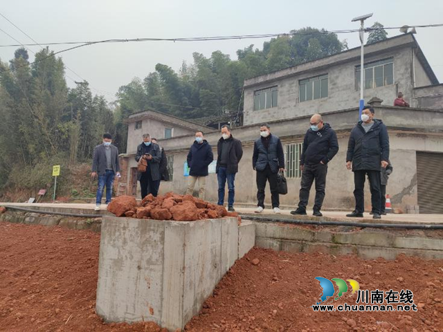 纳溪区打古镇普照村八社三块石滑坡治理工程项目通过初步验收