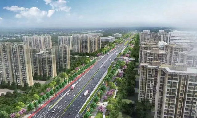 双向8车道!宜宾这条主干道最新进展来了!(图3) 道3.jpg