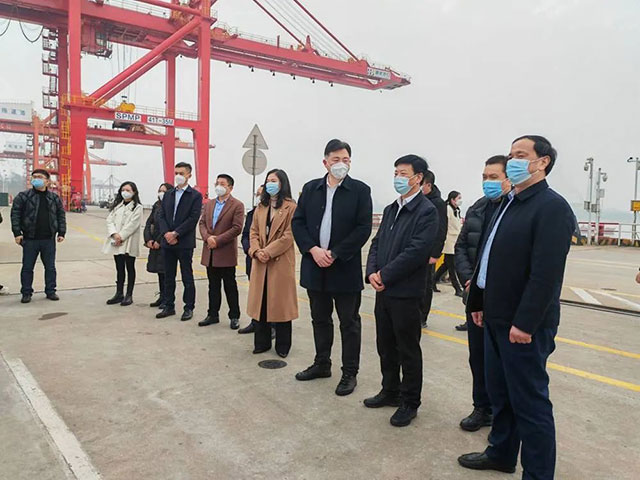 泸州市口岸物流办组织赴省外考察调研口岸物流高质量发展工作