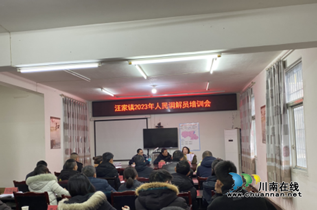 宜宾南溪区汪家镇开展村社人民调解员培训