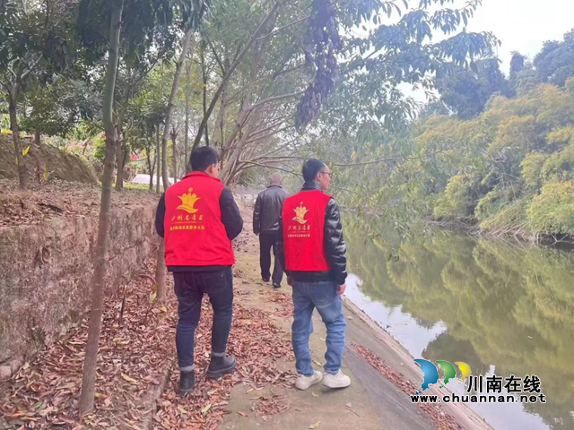 龙马潭区鱼塘社区开展巡河护河志愿服务活动