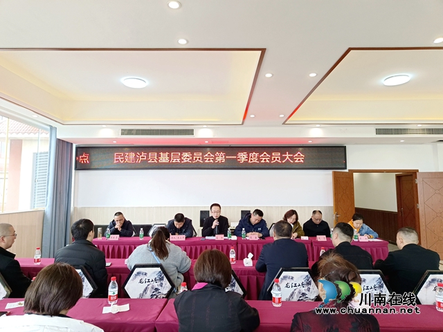 凝心聚力，实干笃行｜民建泸县基层委员会召开第一季度会员大会