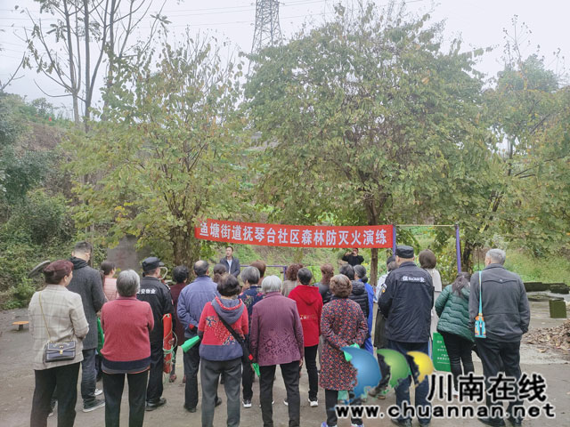 龙马潭区鱼塘街道抚琴台社区：防患于未“燃” 筑牢森防安全防线