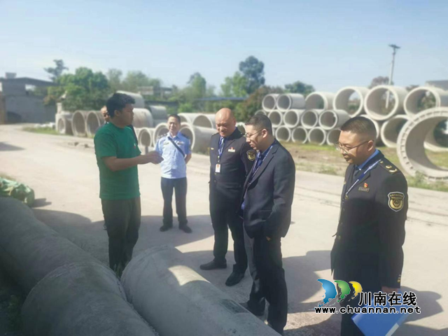合江县市场监管局开展钢筋混凝土排水管生产企业专项整治