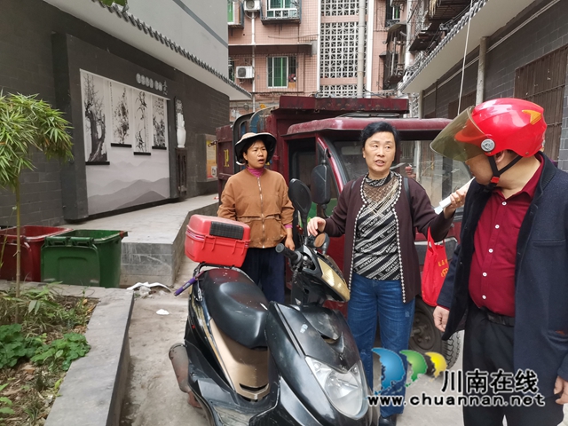 龙马潭区小市街道：监督员走访遇纠纷，现场化解促和谐