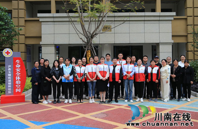 泸县玉蟾街道┃生命安全体验空间“进小区”  让红十字“救”在身边