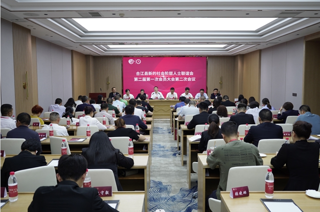 合江县召开新的社会阶层人士联谊会第二届第一次会员大会