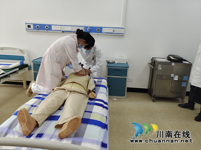 泸县立石中心卫生院：开展心肺复苏技能大练兵竞赛活动，筑牢生命安全线