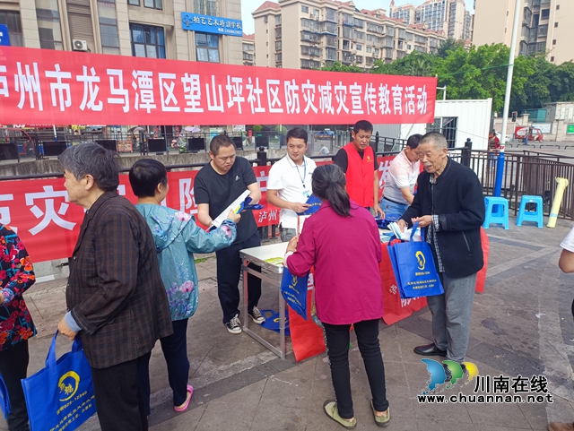 龙马潭区鱼塘街道：防灾减灾教育宣传进小区