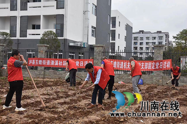 泸县玉蟾街道：党建引领聚合力  双拥共建办实事