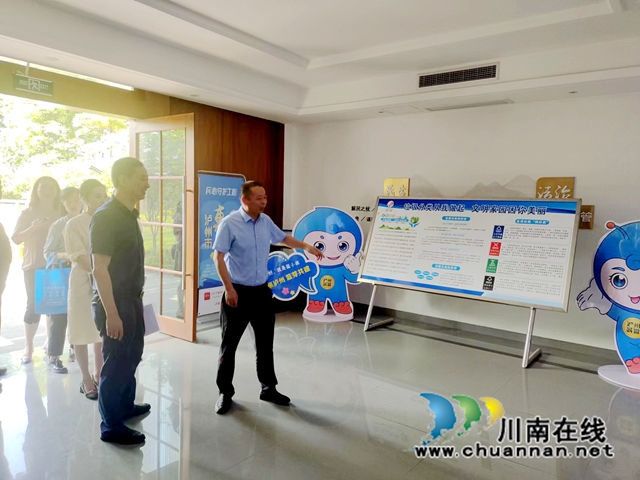 泸州市机关事务管理局检查泸县综合行政执法局公共机构生活垃圾分类示范单位创建工作