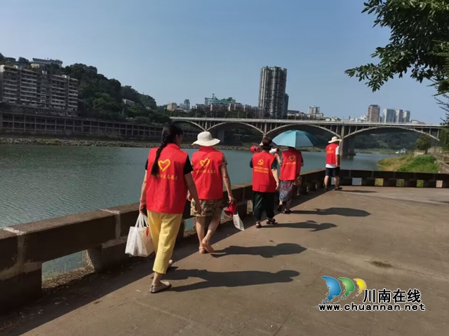 龙马潭区小市街道杜家街社区：“五老”志愿者助力防溺水工作